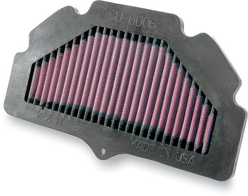 K & N OE Replacement High-Flow Air Filter for 2006-2023 SUZUKI Black Red