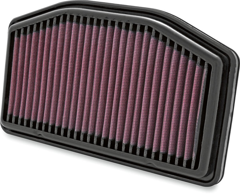 K & N OE Replacement High-Flow Air Filter for 2009-2014 YAMAHA YZF-R1 1000 Black Red