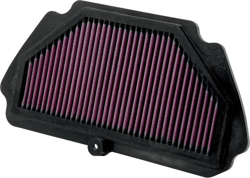 K & N OE Replacement High-Flow Air Filter for 2009-2026 KAWASAKI ZX-6 R Black Red
