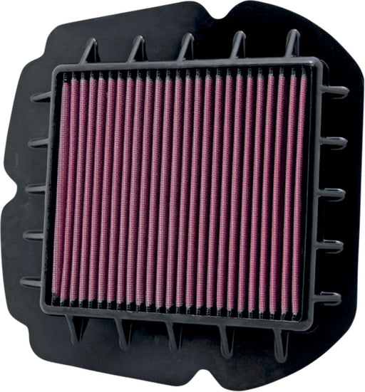 K & N OE Replacement High-Flow Air Filter for 1999-2026 SUZUKI Black Red