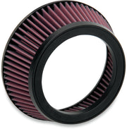 Replacement Air Filter for La Choppers/Affliction Air Cleaners Black Red Push-In #LA-XXXFLG
