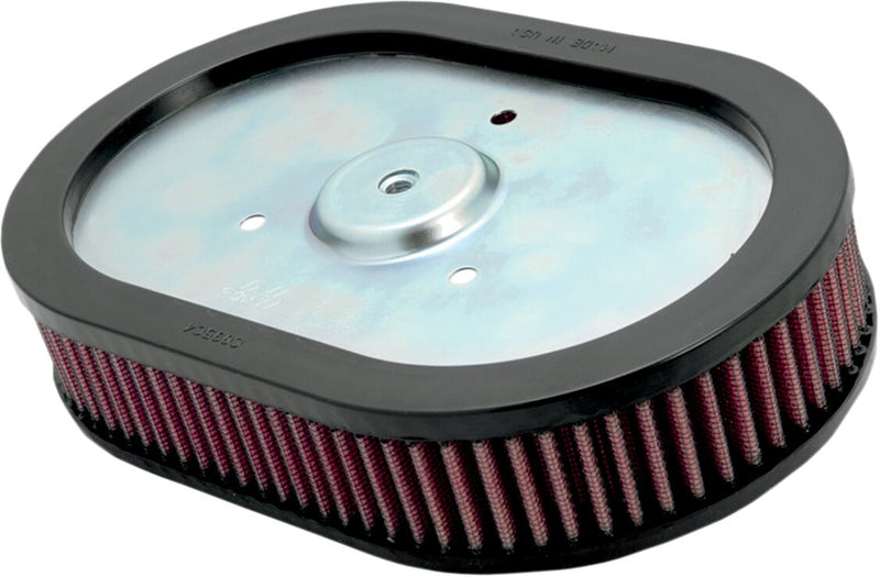 K & N Replacement High-Flow Air Filter for 2009-2017 Harley-Davidson Black Red