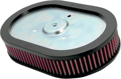 K & N Replacement High-Flow Air Filter for 2009-2017 Harley-Davidson Black Red