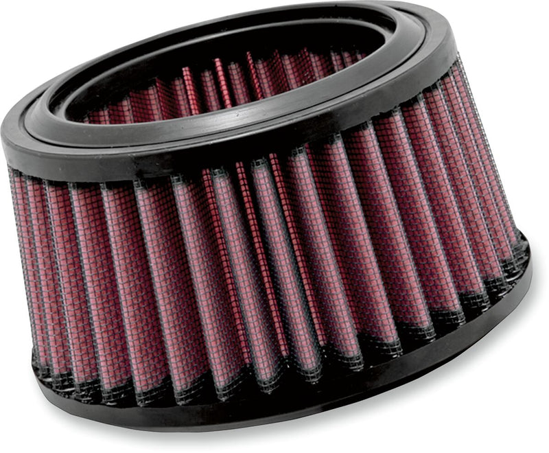 K & N High-Flow Air Filter for 2008-2024 ROYAL ENFIELD Black Red Rubber