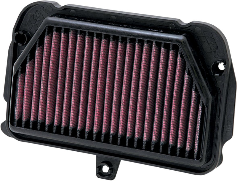K & N OE Replacement High-Flow Air Filter for 2009-2026 APRILIA Black Red
