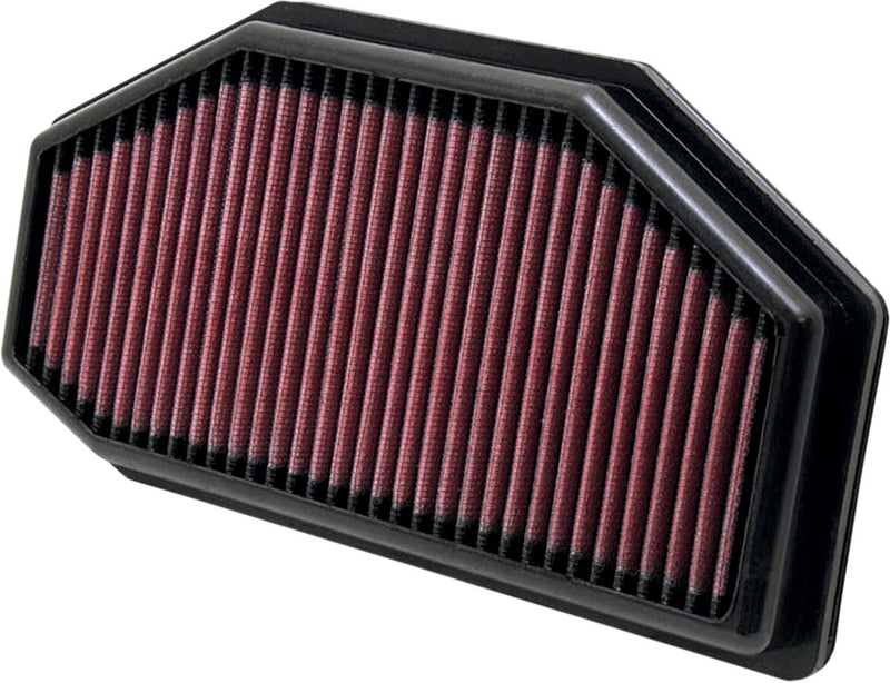 K & N OE Replacement High-Flow Air Filter for 2011-2016 TRIUMPH SPEED TRIPLE 1050 Black Red