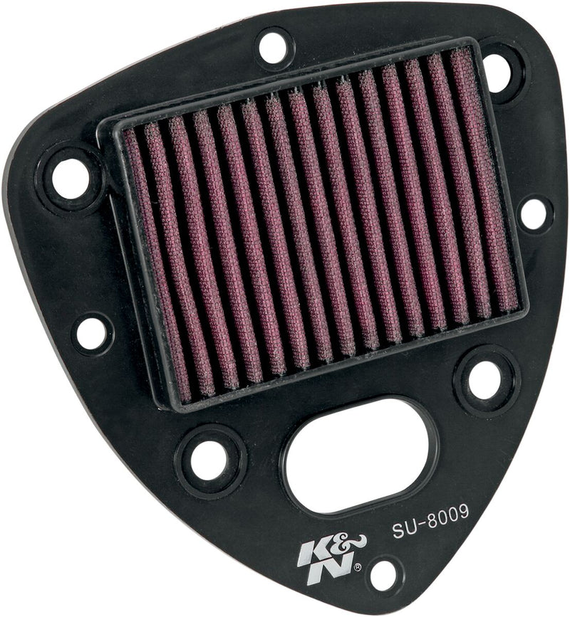K & N OE Replacement High-Flow Air Filter for 2005-2026 SUZUKI Black Red