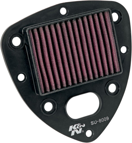 K & N OE Replacement High-Flow Air Filter for 2005-2026 SUZUKI Black Red