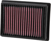 K & N OE Replacement High-Flow Air Filter Black Red