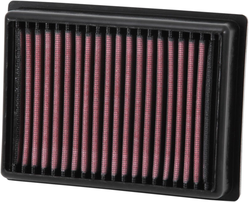 K & N OE Replacement High-Flow Air Filter Black Red