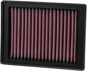 K & N OE Replacement High-Flow Air Filter Black Red Each