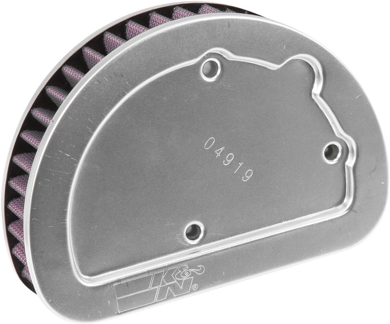 K & N Replacement High-Flow Air Filter for 2012-2017 Harley-Davidson Red Silver