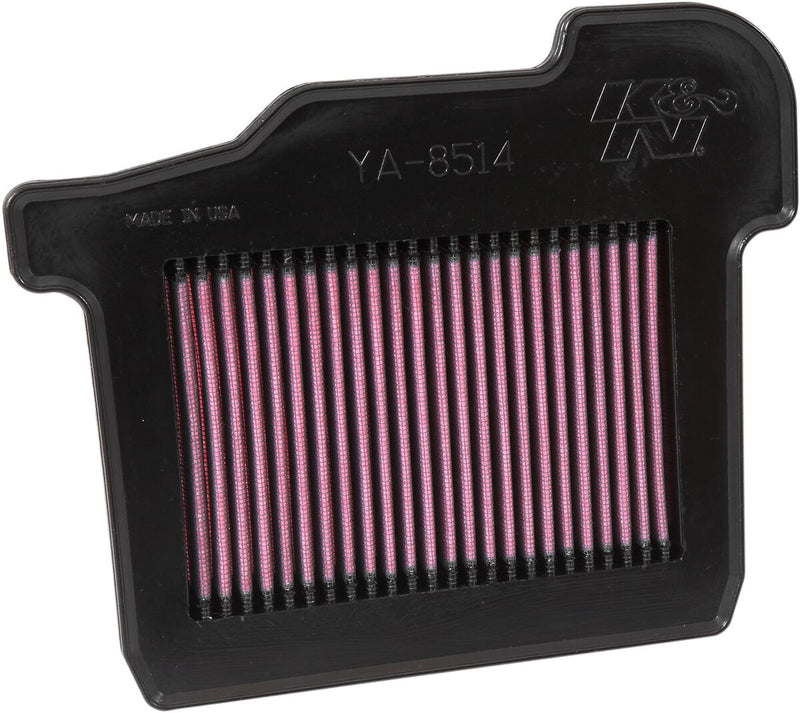 K & N OE Replacement High-Flow Air Filter for 2014-2021 YAMAHA Black Red