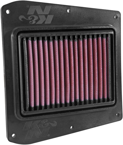 K & N High-Flow Air Filter Black Red