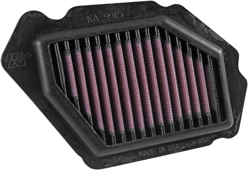 K & N OE Replacement High-Flow Air Filter for 2018-2026 KAWASAKI H2 1000 Black Red