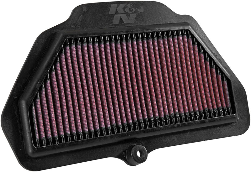 K & N OE Replacement High-Flow Air Filter for 2016-2025 KAWASAKI ZX-10 R Black Red