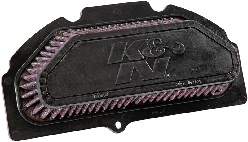 K & N OE Replacement High-Flow Air Filter for 2015-2021 SUZUKI GSX-S 1000 Black Red