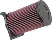 K & N High-Flow Air Filter for 2007, 2009-2025 YAMAHA YFM 700 Black Red Each