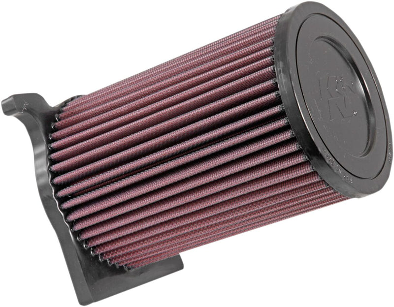 K & N High-Flow Air Filter for 2007, 2009-2025 YAMAHA YFM 700 Black Red Each