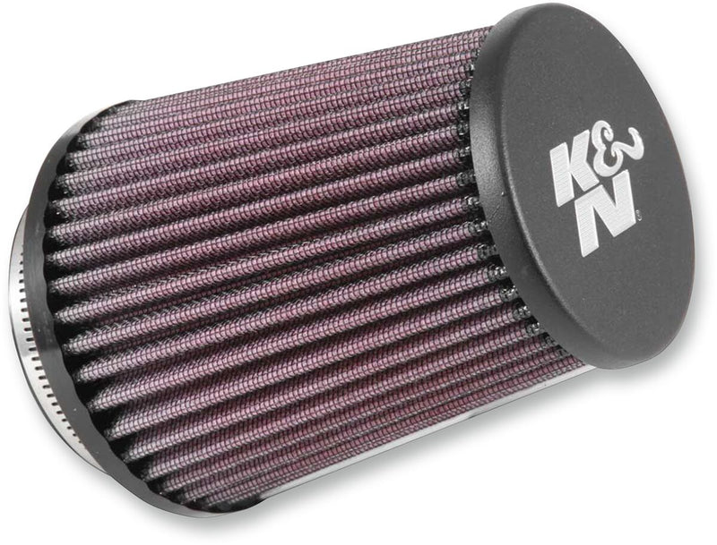 K & N Replacement Air Filter for Aircharger® Intake System Black Red Clamp-On