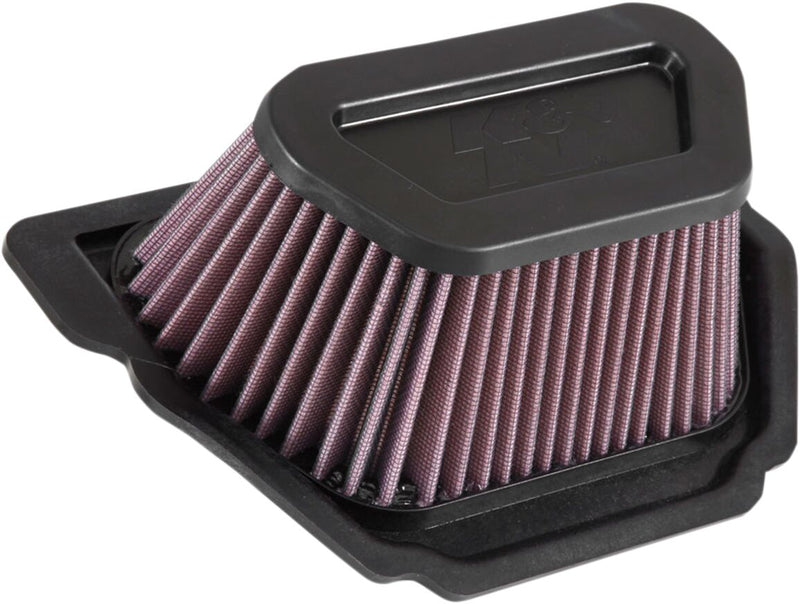 K & N OE Replacement High-Flow Air Filter for 2015-2022 YAMAHA Black Red #YA-1015