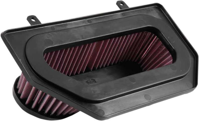 K & N High-Flow Air Filter for 2017-2025 SUZUKI GSX-R 1000 Black Red #SU-1017