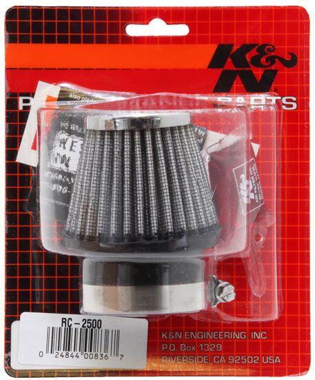 K & N Clamp-On Air Filter High-Flow Each