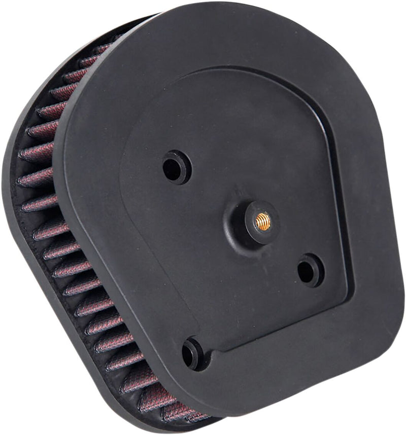 K & N Replacement High-Flow Air Filter for 2011-2016, 2018-2024 Harley-Davidson Black Red