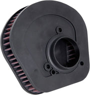 K & N Replacement High-Flow Air Filter for 2011-2016, 2018-2024 Harley-Davidson Black Red Each