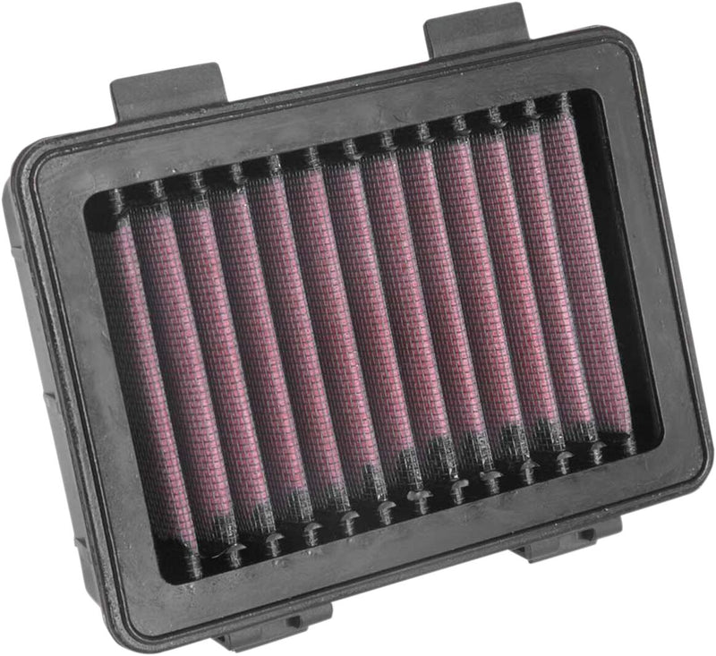 K & N OE Replacement High-Flow Air Filter Black Red Each
