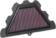 K & N OE Replacement High-Flow Air Filter for 2018-2026 KAWASAKI Z 900 Black Red