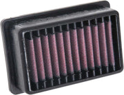 K & N OE Replacement High-Flow Air Filter for 1991-2022 MOTO GUZZI Black Red