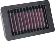 K & N OE Replacement High-Flow Air Filter for 1991-2022 MOTO GUZZI Black Red Each