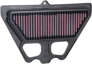 K & N OE Replacement High-Flow Air Filter for 2017-2026 KAWASAKI Black Red #KA-9017