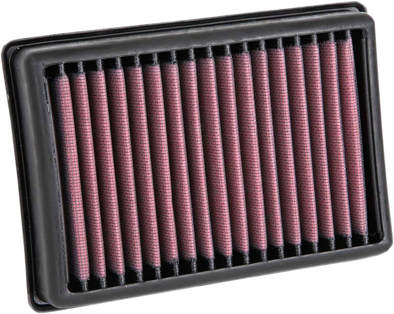K & N OE Replacement High-Flow Air Filter for 2013-2024 MOTO GUZZI Black Red #MG-1315