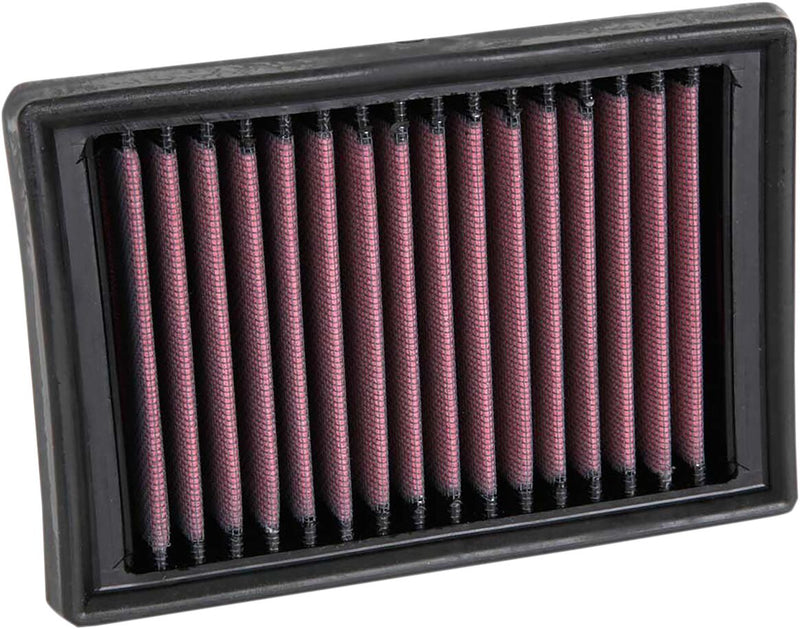 K & N OE Replacement High-Flow Air Filter for 2013-2024 MOTO GUZZI Black Red Each