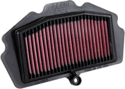 K & N OE Replacement High-Flow Air Filter for 2018-2026 KAWASAKI Black Red