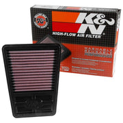 K & N OE Replacement High-Flow Air Filter™ for 2015-2026 KAWASAKI Black Red