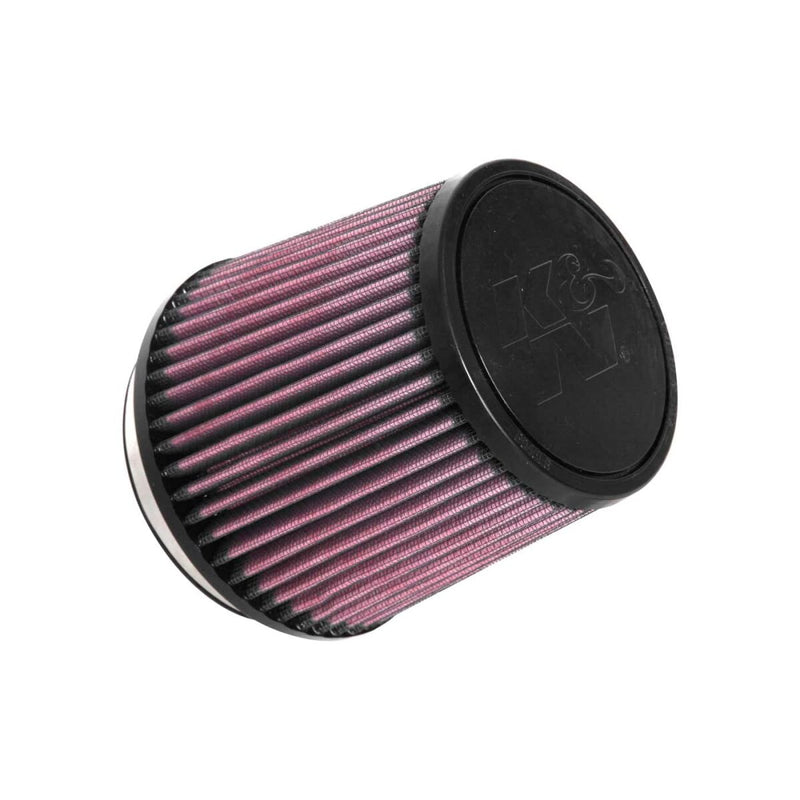 K & N Clamp-On Air Filter Black Red Rubber