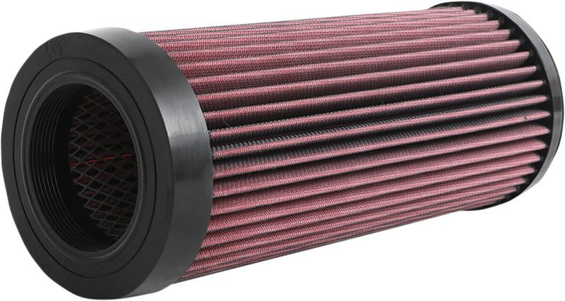 K & N High-Flow Air Filter for 2020-2025, 145931, 157584 CAN AM (BRP) MAVERICK TURBO 900 Black Red Rubber