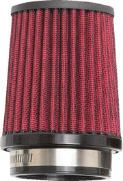 S&S Cycle Replacement Air filter for Tuned Induction Air Cleaners Black Red Clamp-On