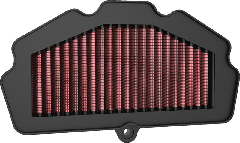 K & N High-Flow Air Filter for 2017-2026 KAWASAKI Black Red #KA-6517