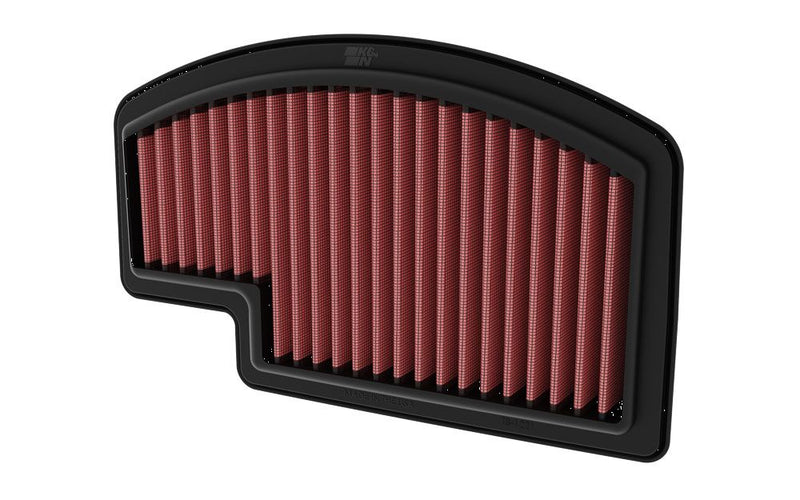 K & N OE Replacement High-Flow Air Filter™ for 2021-2026 TRIUMPH SPEED TRIPLE 1200 Black Red