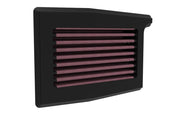 K & N Universal Clamp-On Air Filter for 2021-2026 TRIUMPH Black Red