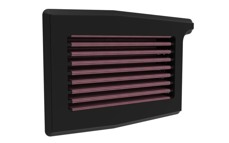 K & N Universal Clamp-On Air Filter for 2021-2026 TRIUMPH Black Red #TB-6621