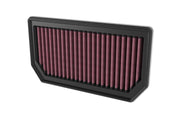 K & N Universal Clamp-On Air Filter for 2020-2026 APRILIA Black Red #AL-6620