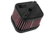 K & N High-Flow Air Filter for 2019-2025 HONDA CRF 250 F Black Red #HA-2519XD