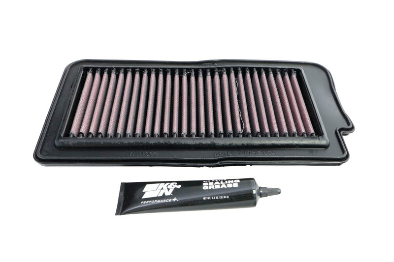 K & N Replacement Air Filter for 2022-2024 YAMAHA MT-10 Black Red