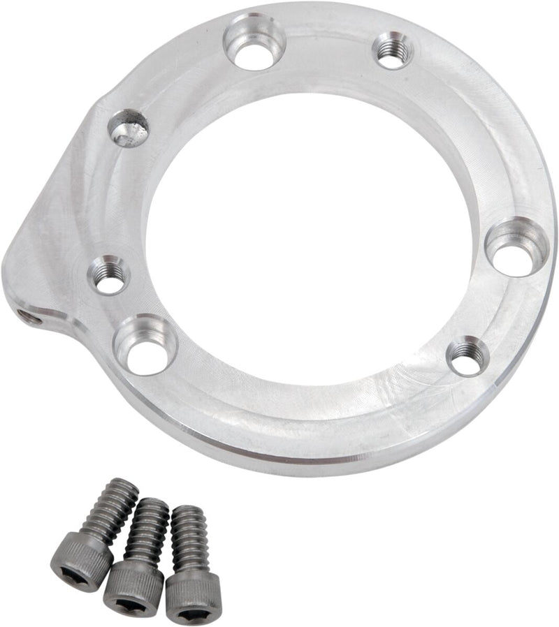 LA Choppers Air Cleaner Adapter For S&S Carburetors Silver 6061 T-6 Billet Aluminium