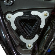 S&S Cycle Air Intake Eliminator Plate Kit for 2019-2021, 2023 ROYAL ENFIELD Silver Stainless Steel